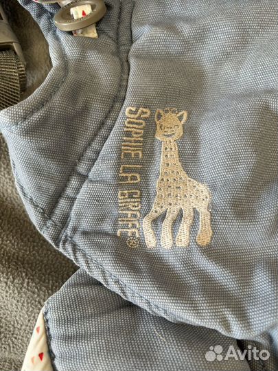 Кенгуру эргорюкзак ergo baby с жирафиком софи