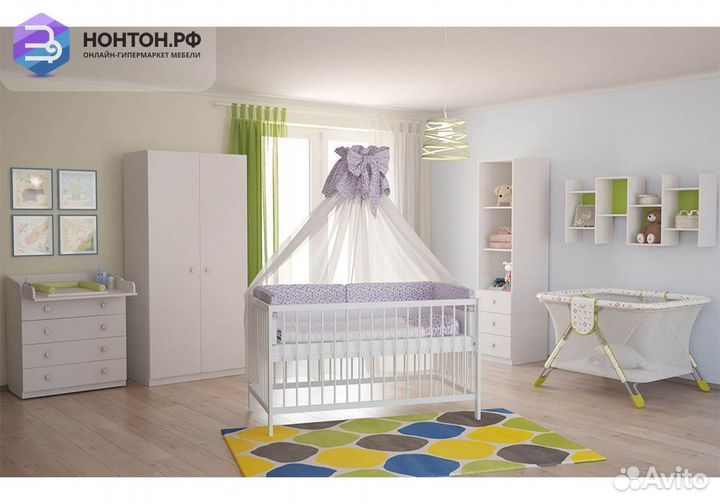 Кроватка детская Simple 101 белый