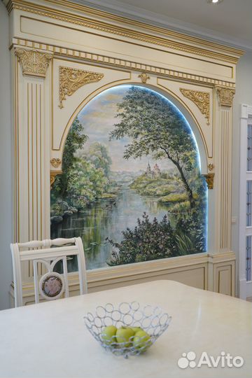 Барельеф роспись стен услуги художника