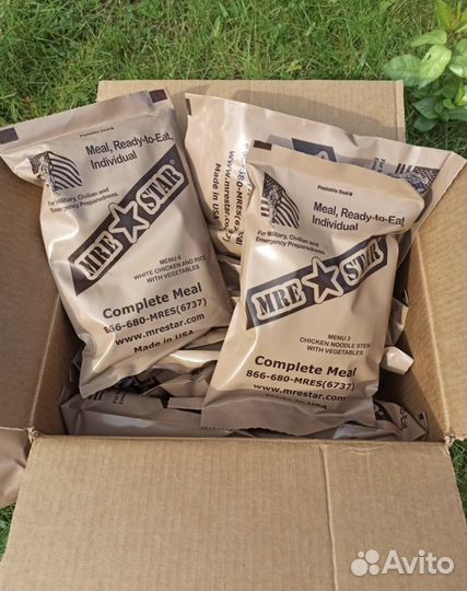 Сухой паек американский, ирп mre star армии США