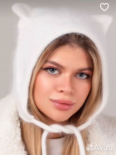 Чепчик женский с ушками