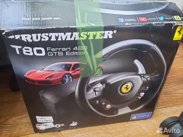 Игровой руль thrustmaster ferrari