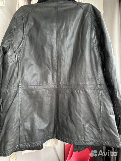 Кожаная куртка мужская strellson размер 50