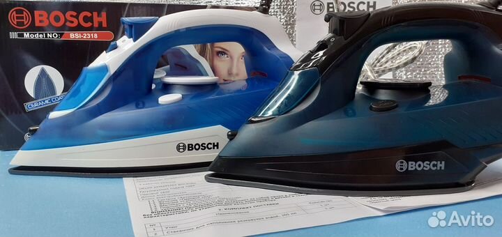 Утюг Bosch Керамика 2800вт Вертикальное отпаривани
