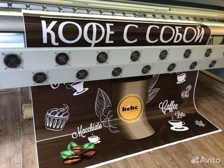 Печать : Баннер, Пленка (наклейка), Сетка, Холст