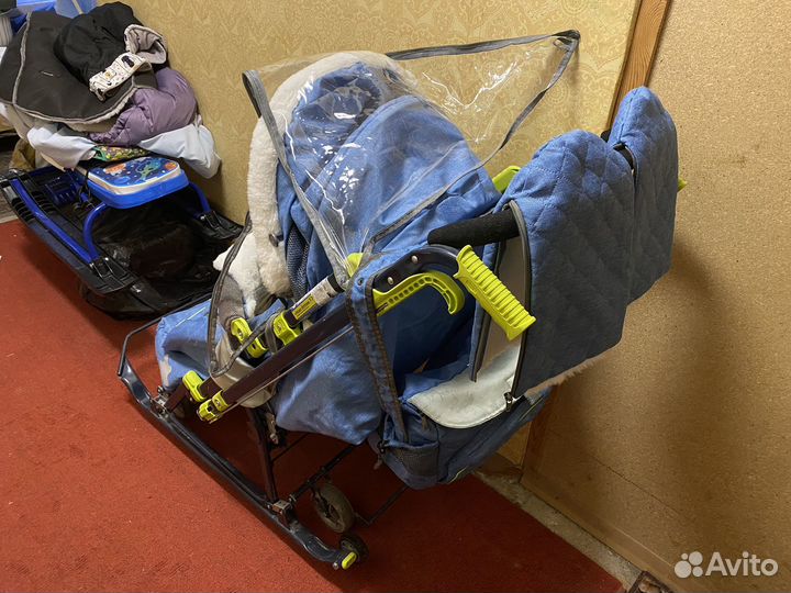 Коляска санки