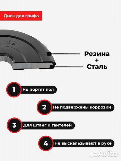 Комплект Дисков MB Barbell MB-AtletB31 5кг. / 2 ш