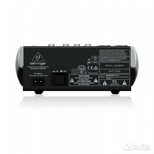 Behringer QX602MP3 микшерный пульт 6 каналов