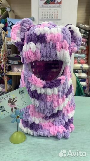 Балаклава с ушками Puffy