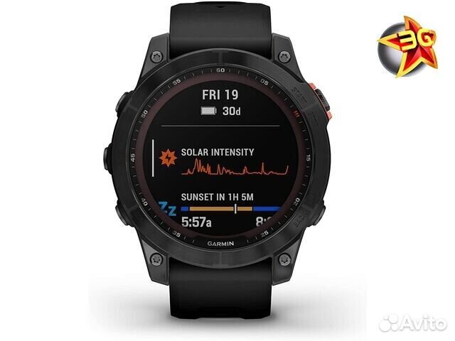 Часы Garmin Fenix 7 Solar Slate Grey 010-02540-11