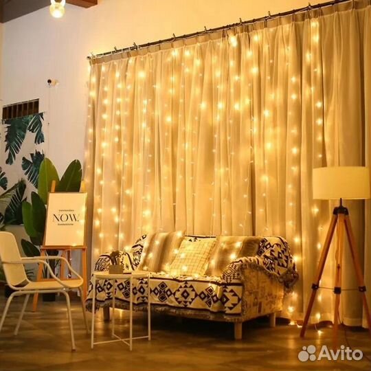 Гирлянда-штора 3х2,5 м