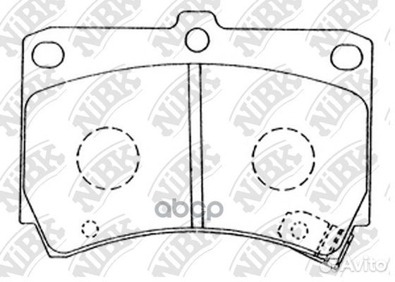 Колодки тормозные KIA RIO 0002/mazda 121 9096