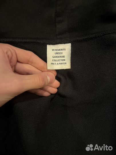 Vetements зип худи оригинал