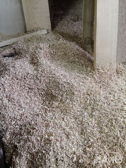 Опилки сухие стружка в мешках