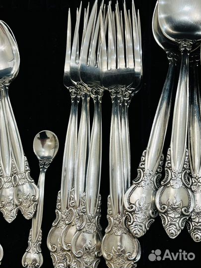 Набор столовых приборов мельхиор СССР
