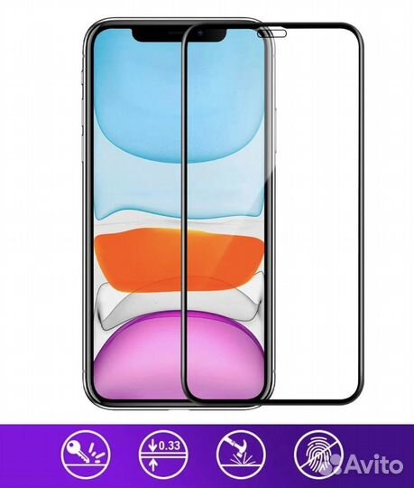 Защитное стекло iPhone 11 pro max