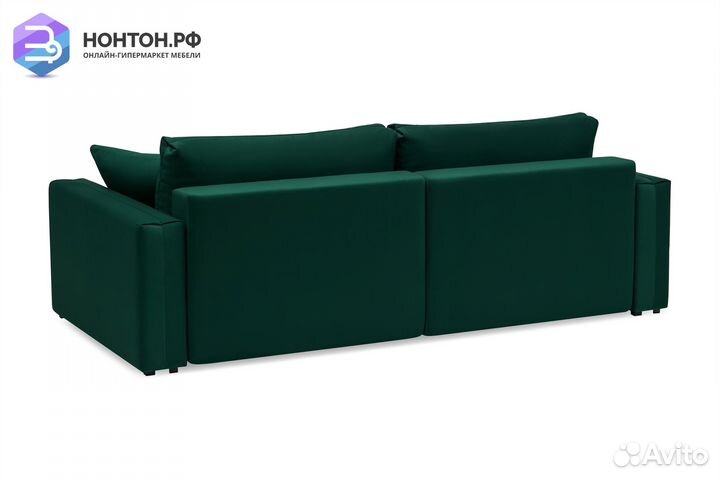 Диван тик-так Монарх изумрудный