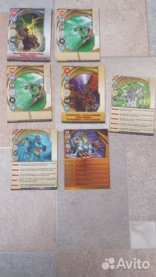 Карты Bakugan 17шт