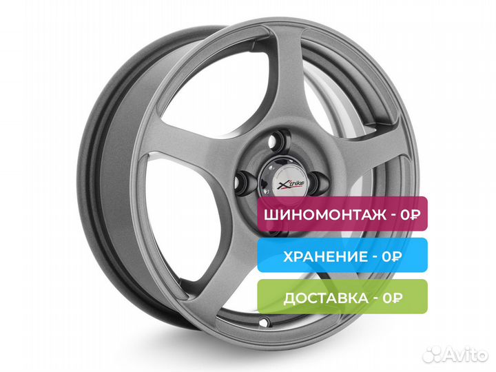 R14 4x100 5,5J ET45 D67,1 X-trike X103 HSB