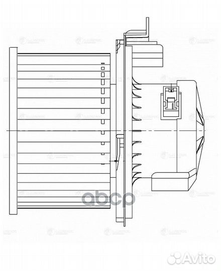 Моторчик отопителя LFH0925 luzar