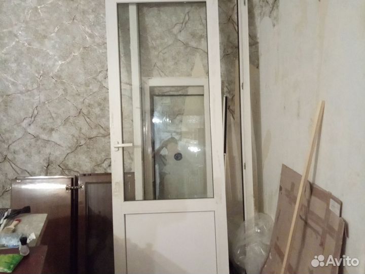 Блок балконный пластиковый бу