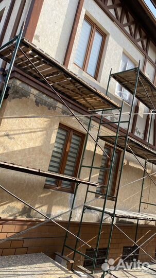 Отделка фасада, мокрый фасад, фасадные раработы