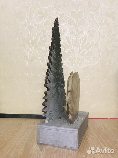 Ночник светильник с натуральным камнем агат