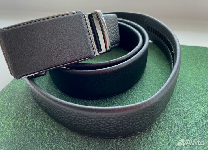 Ремень мужской, черный, новый, 124 см