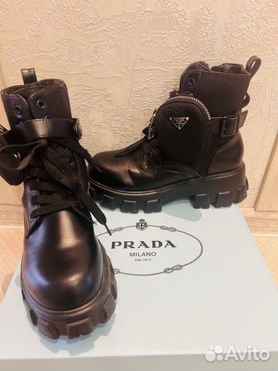 Ботинки prada 36-37 размер