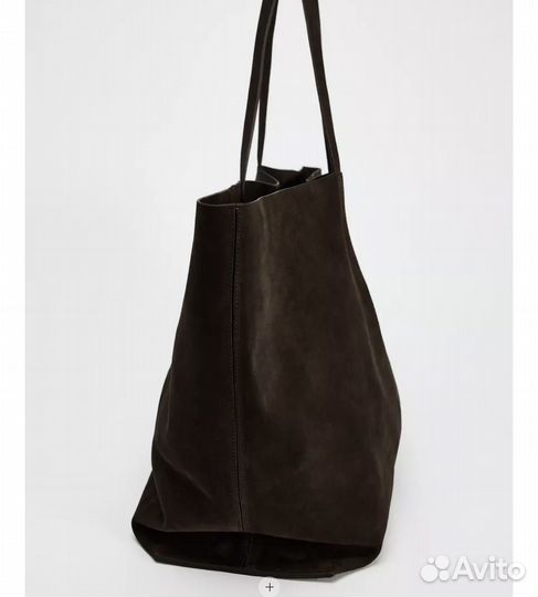 Zara сумка женская натуральная замша