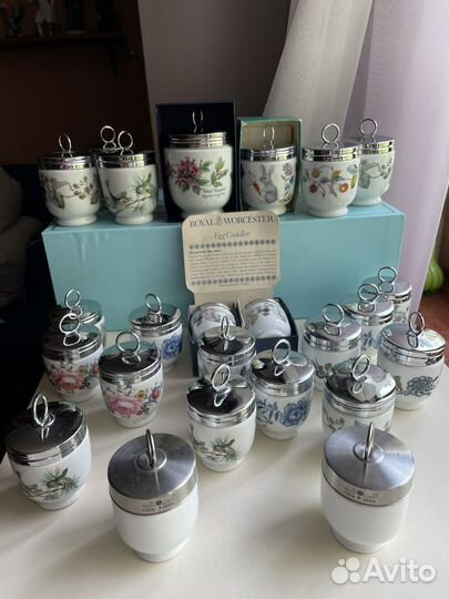 Кодлеры на 1, 2 и 4-6 яиц. Royal Worcester. Англия