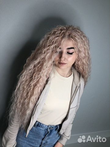 Афрокудри на каркас афролоконы термозамещение