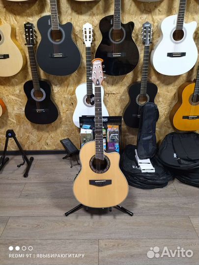 Электроакустическая гитара овейшн (новая)