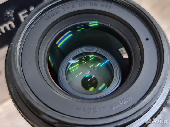 Объектив Sigma 30mm f 1.4 для Sony-E