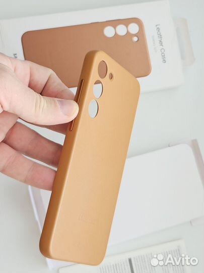 Кожанный чехол S23 plus. Оригинал