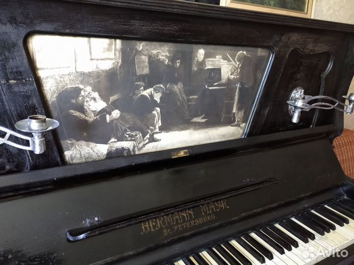 Продам антикварное пианино Hermann Mayr
