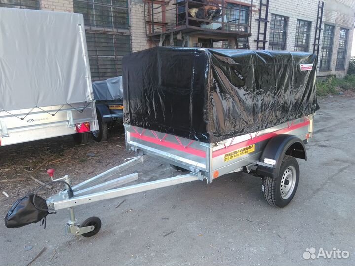 Курганский прицеп 821303 Крепыш-2 с высоким тентом