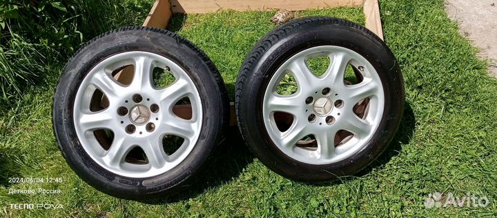 Литые диски r16 на mercedes бу