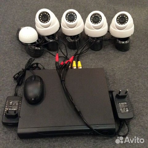 4 камеры комплект видеонаблюдения с HDD объявление продам