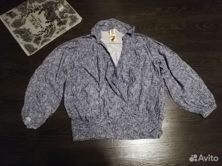 Блуза Artka,раритет, р. единый(M/L),грозовыеоблака