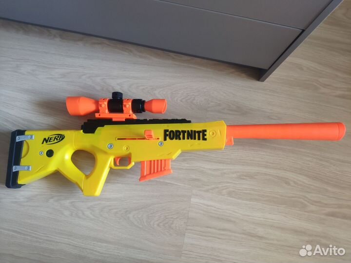 Бластер nerf fortnite снайперская винтовка