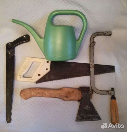 Садовые пилы,ножовки,молотки,топоры-ссср/лейка