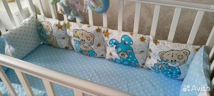 Бортики в детскую кроватку