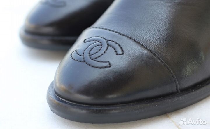 Ботильоны из натуральной кожи Chanel новые