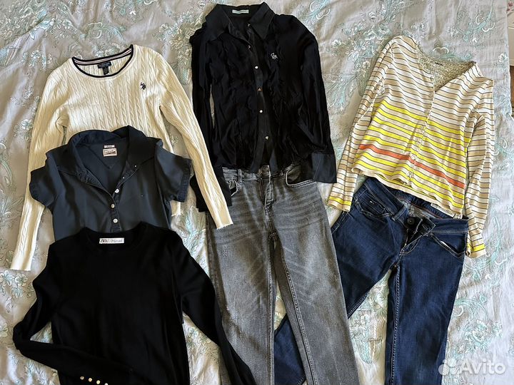 Пакет брендовой одежды на девушку xs
