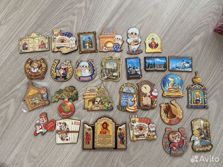 Деревянные магнитики