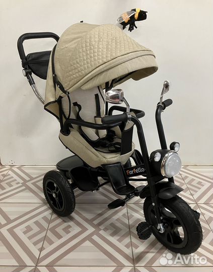 Трехколесный велосипед коляска