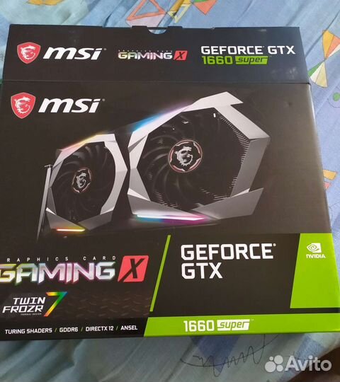 Msi gtx 1660 super gaming X 6gb