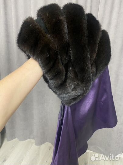 Капор капюшон женский норка