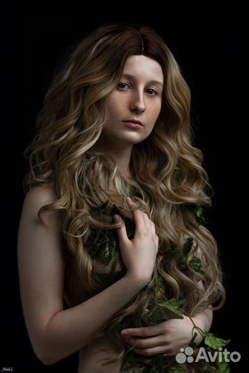 Парик русый блонд эффектотросших корней длинные